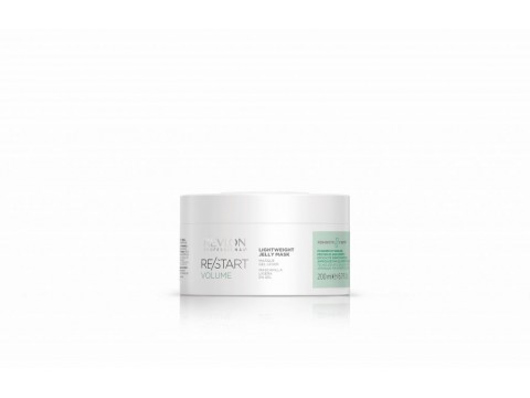 REVLON RRE/START™ LIGHTWEIGHT JELLY MASK – dvejopo veikimo želė-kaukė, padeda subalansuoti galvos odos mikrobiomą ir suminkština plaukus jų neapsunkinant. Ploniems ir sausiems plaukams, 200 ml